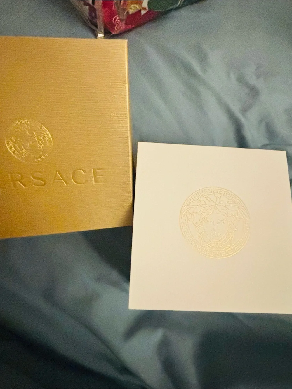 Versace Men's Gold and Black Medusa Motif Watch